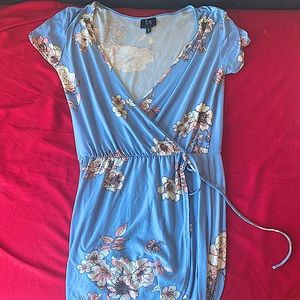 Derek Heart Faux Wrap Floral Dress